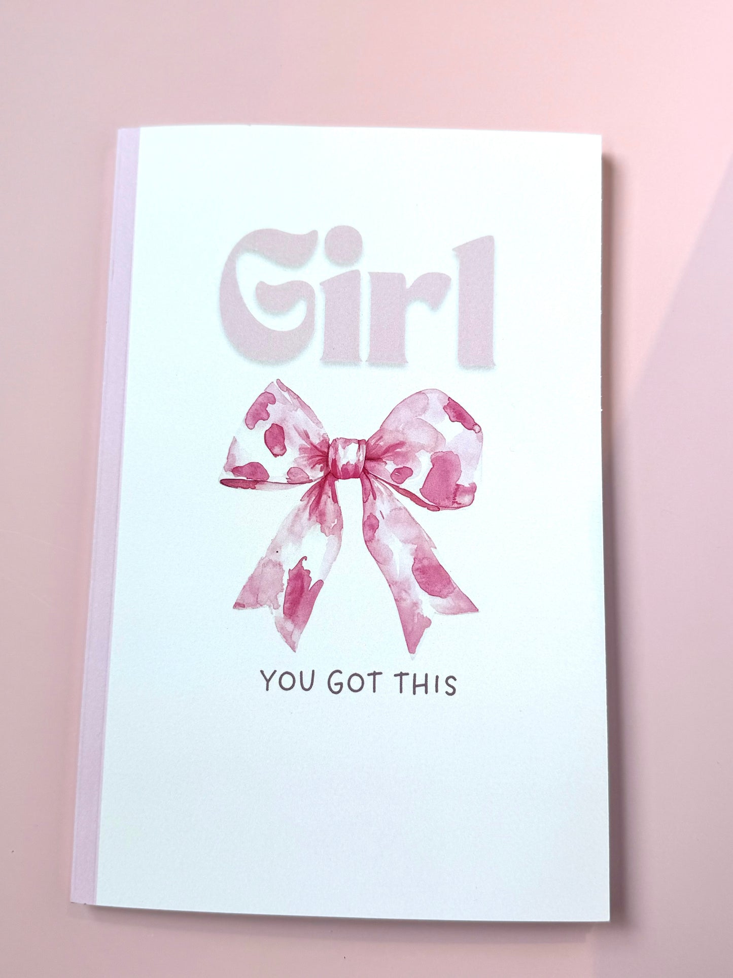 Girl, You Got This – Christian Affirmation Notebook & Sticker Set | Christian Stationery