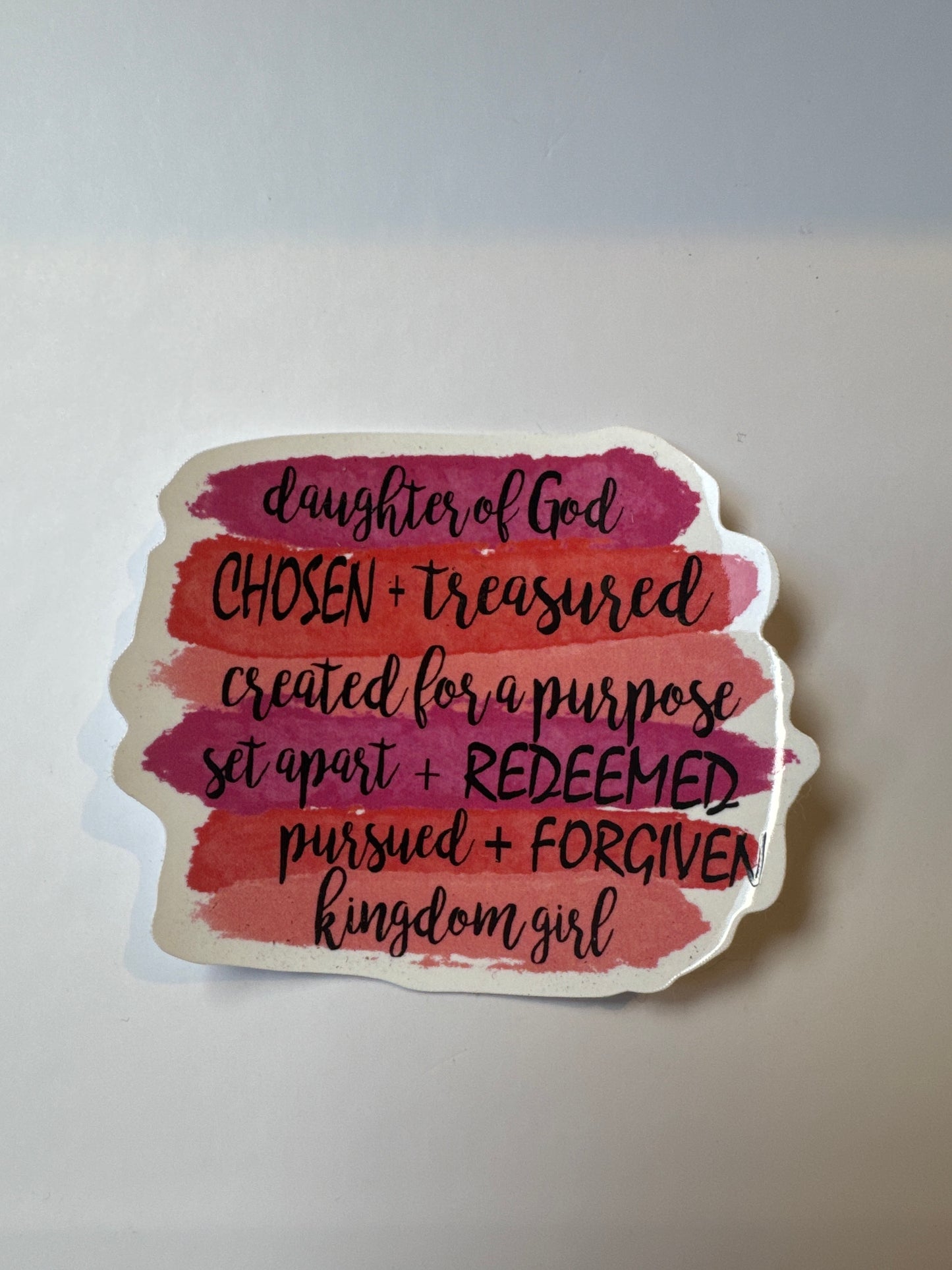 Christian Affirmations Sticker