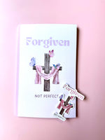 Christian notebook and sticker