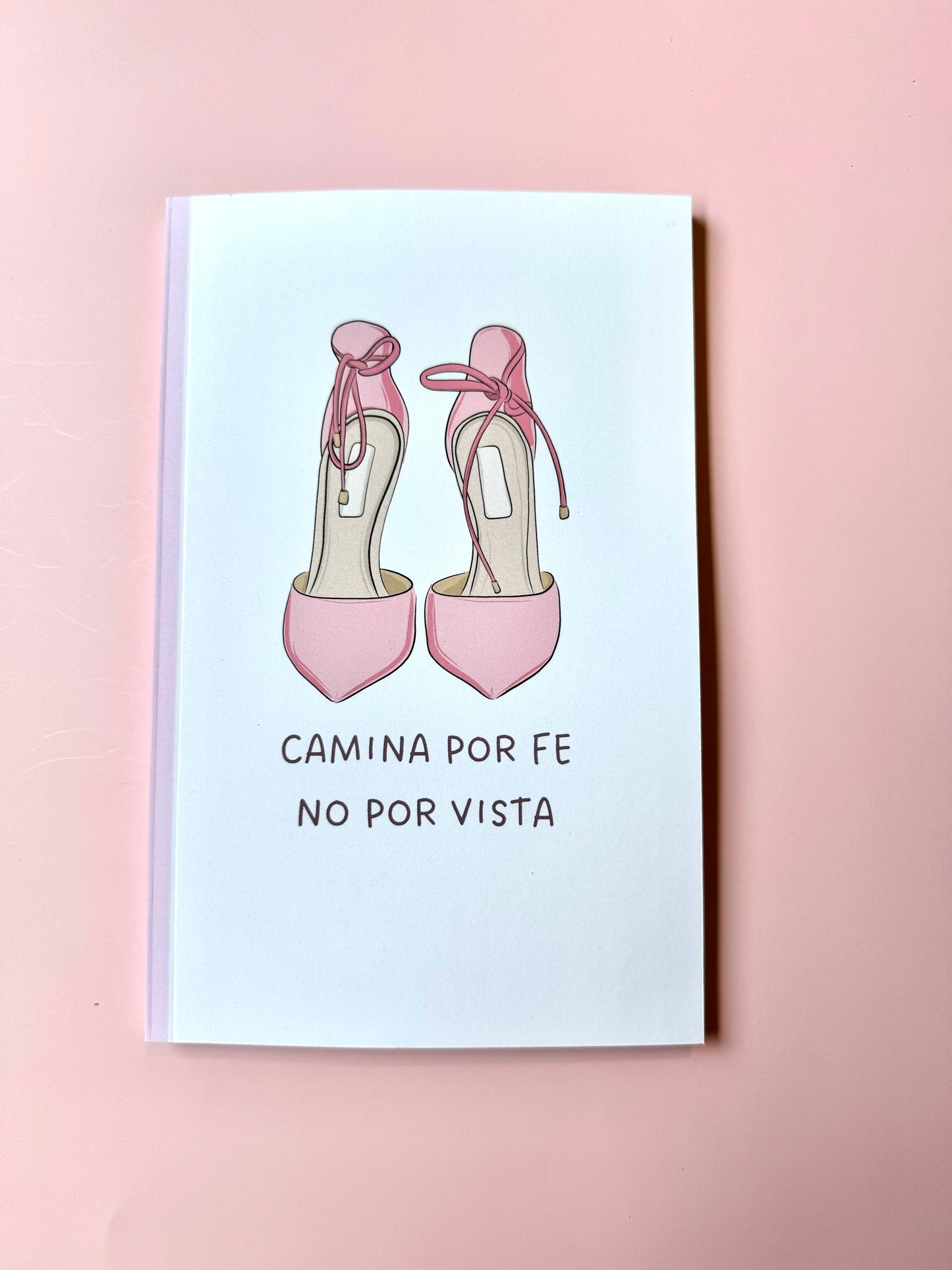 Camina por Fe, No por Vista – Cuaderno Cristiano en Español para Oración y Estudio Bíblico