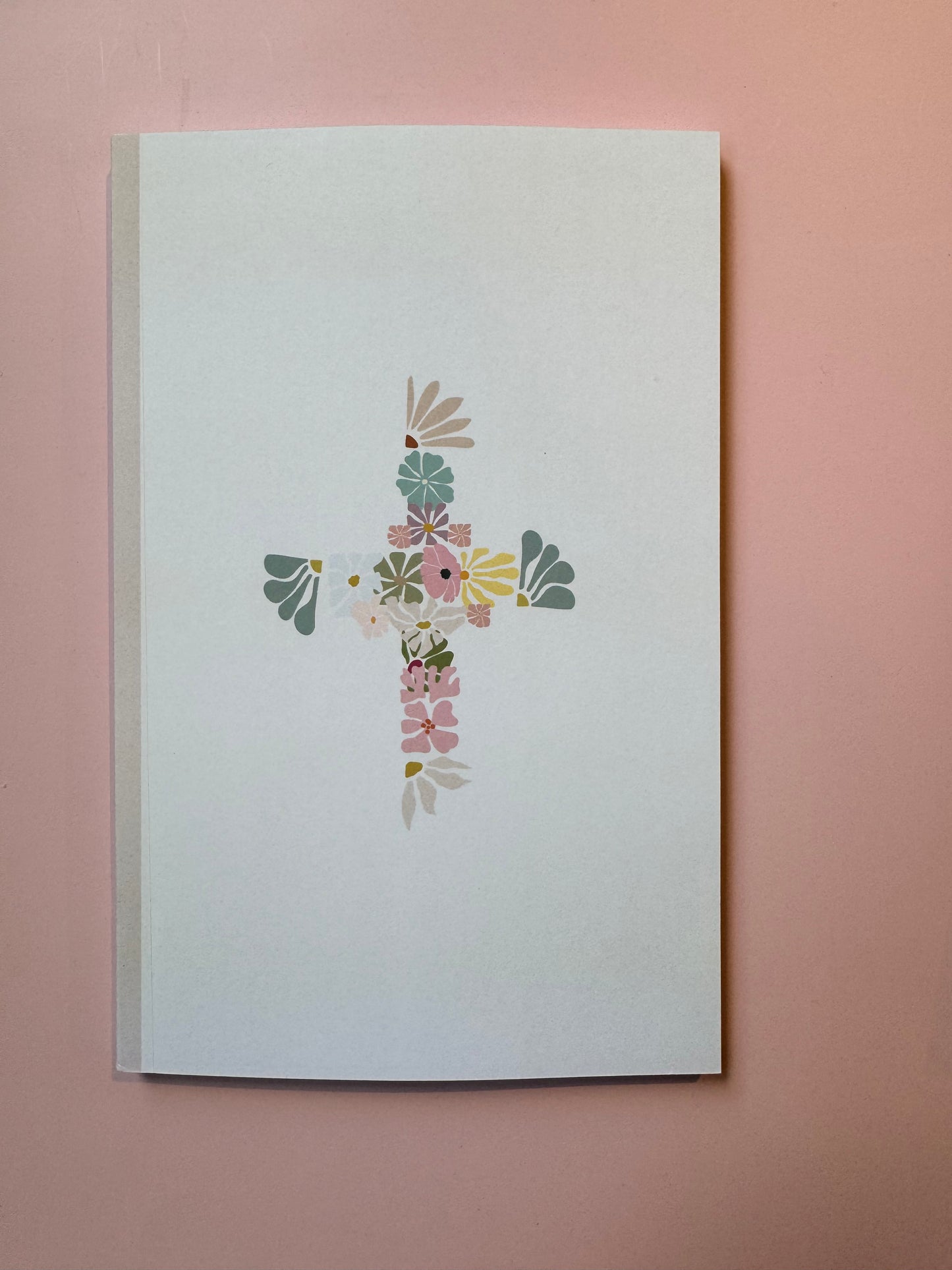 Floral Abstract Cross
– Christian Notebook & Mug Set | Faith-Based Stationery & Gift