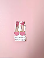 Walk by Faith, Not by Sight – Christian Notebook & Sticker Set | Christian Stationery (2 Corinthians 5:7)