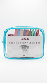 Bible Journaling Kit β Highlighters, Gel Pens, Stickers, Washi Tape & Portable Case | Christian Stationery Set
