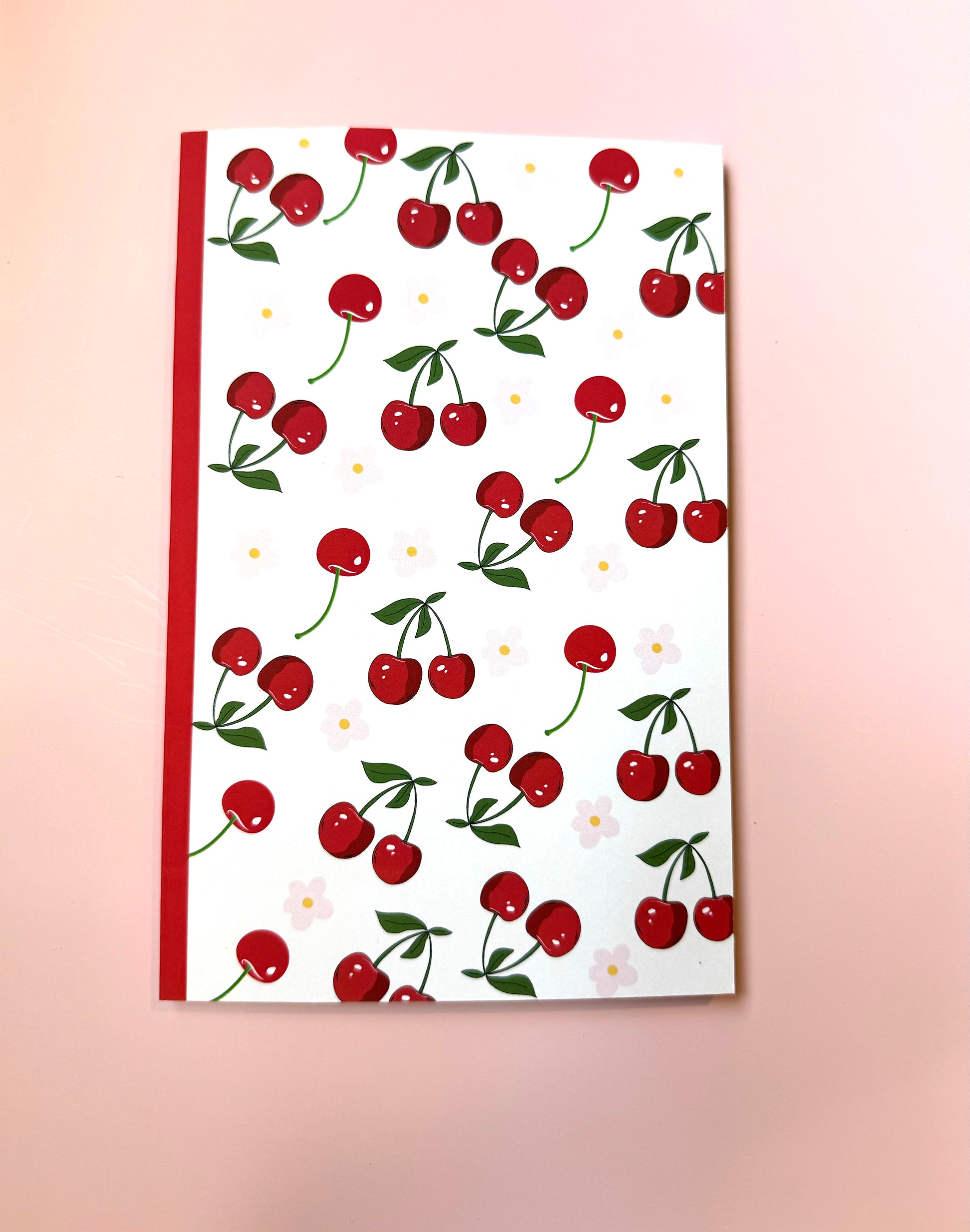 Simply Cherry – Minimal Patterned Notebook