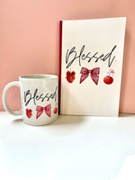 Blessed β Christian Notebook & Sticker Set | Faith-Based Stationery Gift Set