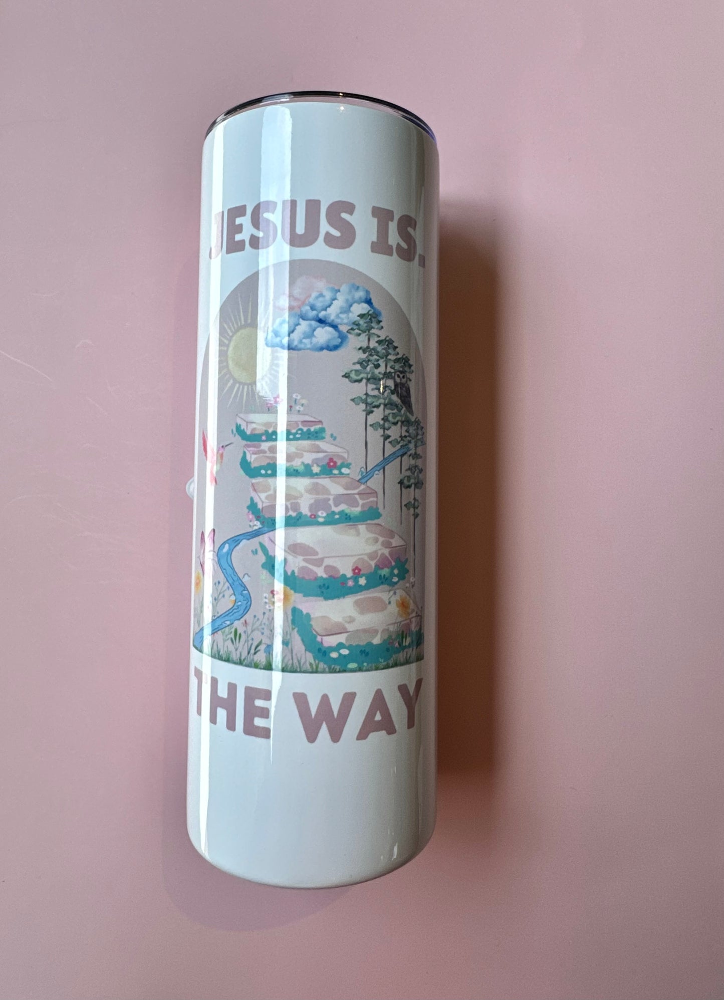 Jesus Is the Way – Christian Notebook & Sticker Set | Christian Stationery