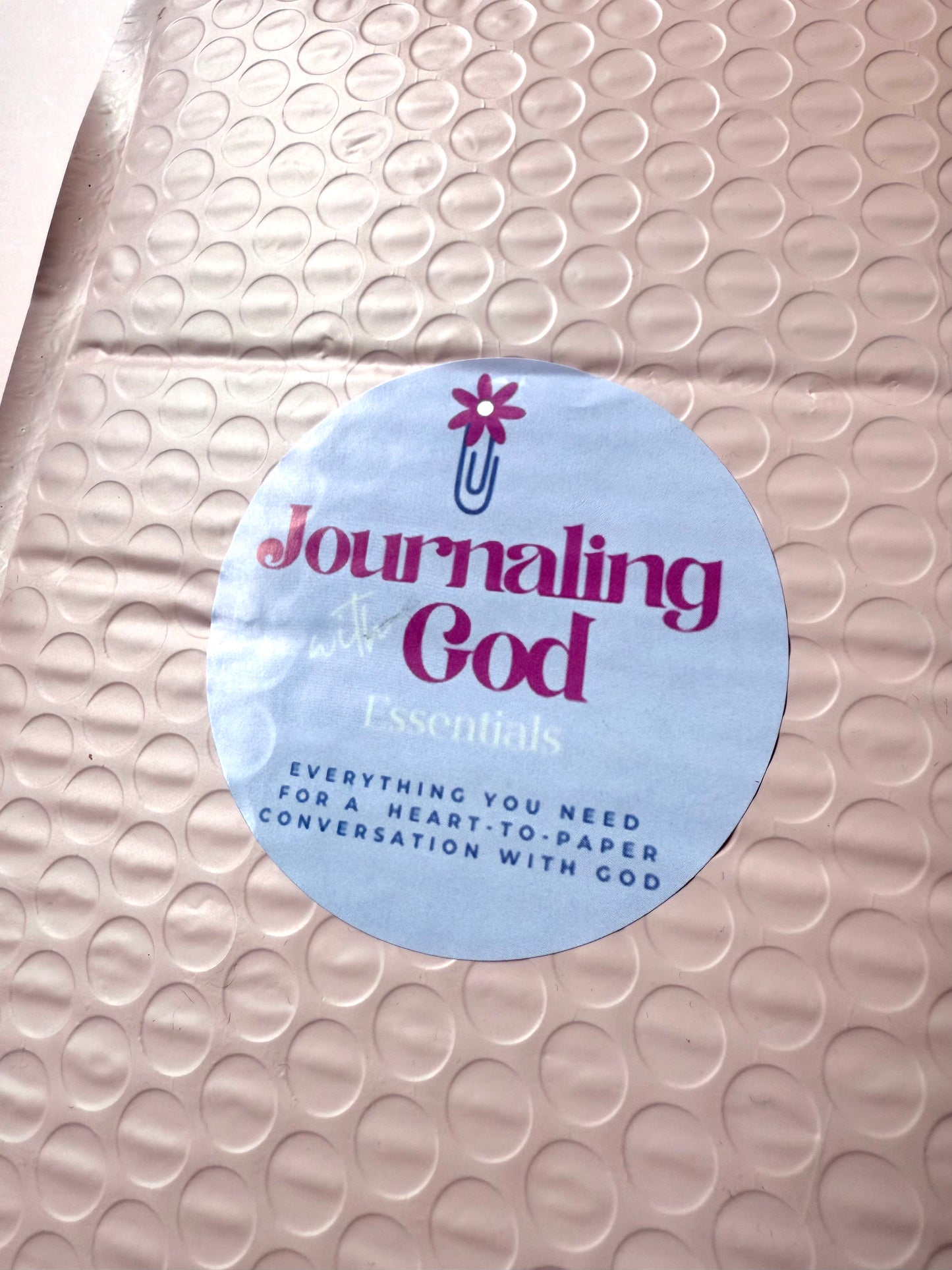 Girl, Flourish in Faith Journaling with God Essentials Kit – Christian Notebook, Bible Verse Pen & Faith Prompts