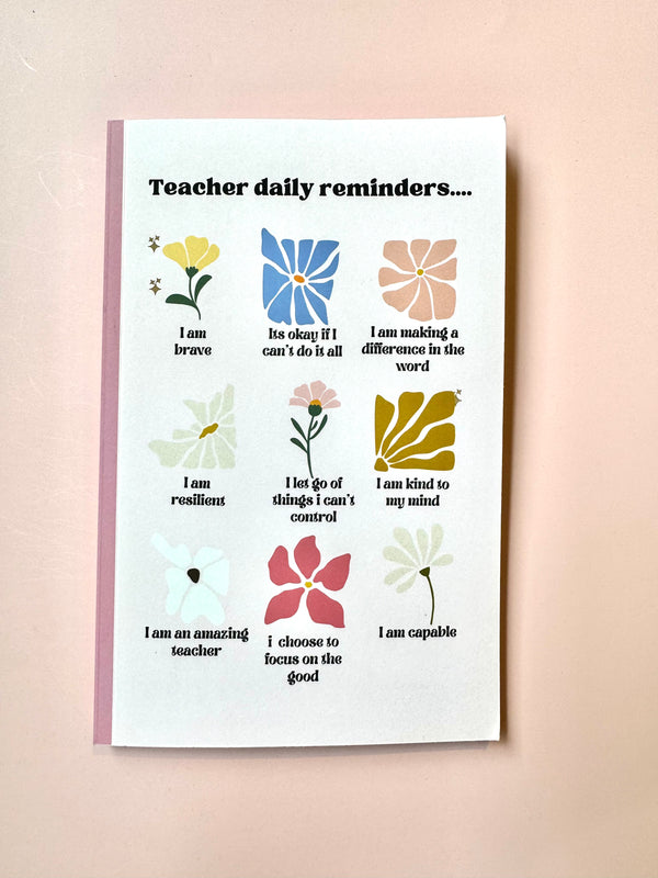 Teacher Daily Affirmations Notebook β