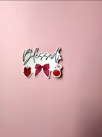 Blessed β Christian Notebook & Sticker Set | Faith-Based Stationery Gift Set