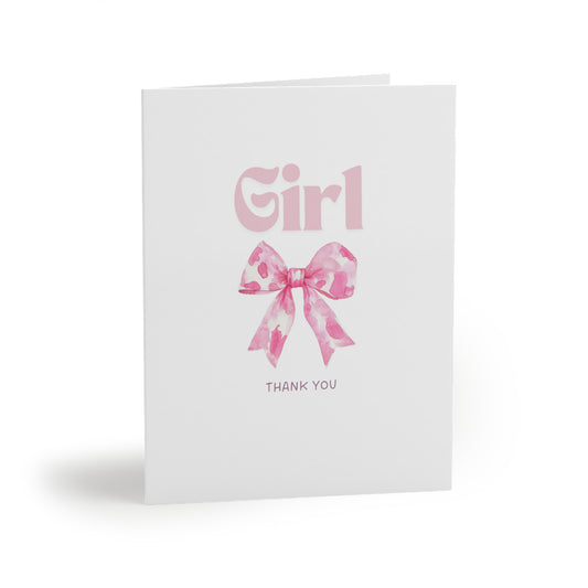 Girl Thank you Card