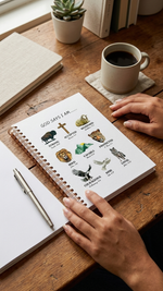 God Says I Am Spiral Christian Notebook