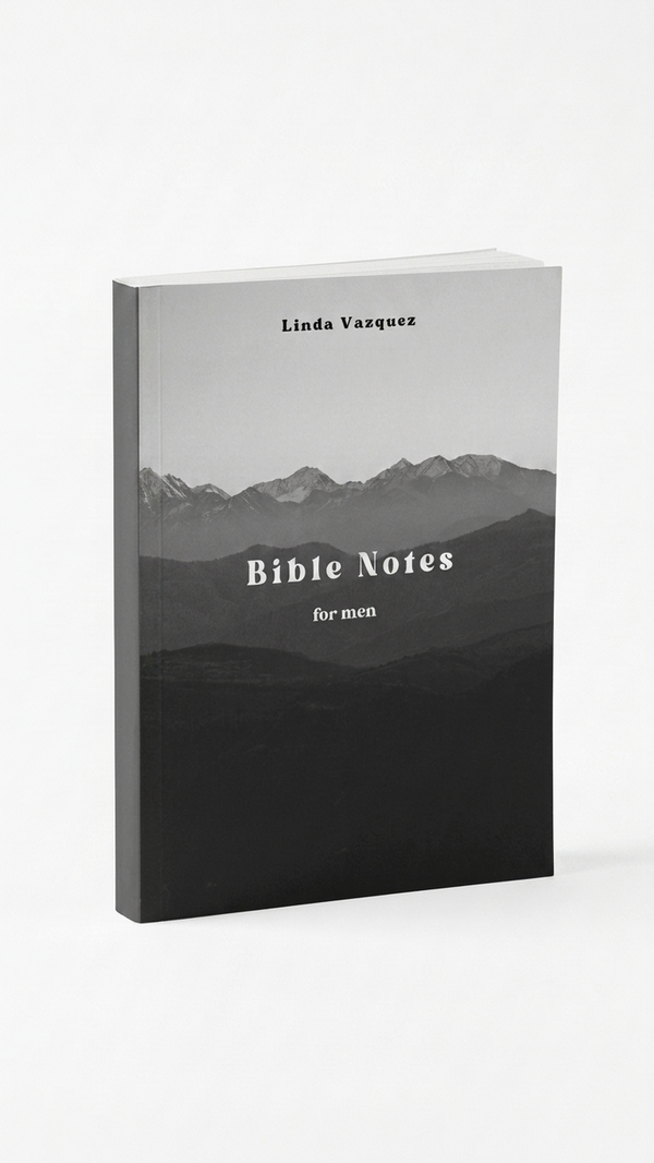 Bible Study Journal for Men – Scripture Notes & Daily Devotional