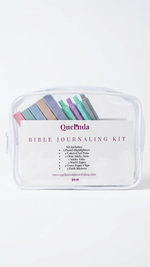 Bible Journaling Kit β Highlighters, Gel Pens, Stickers, Washi Tape & Portable Case | Christian Stationery Set
