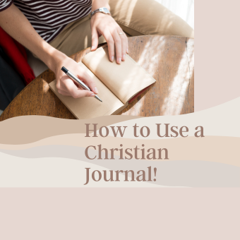 how to use a christian journal 