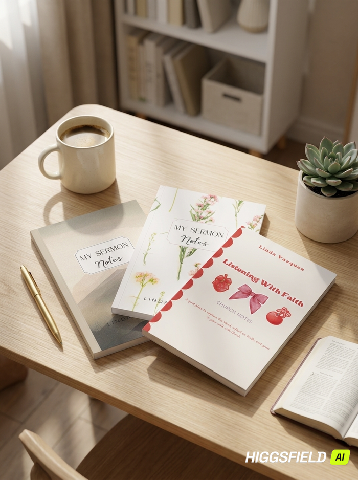 Sermon Notes Notebook