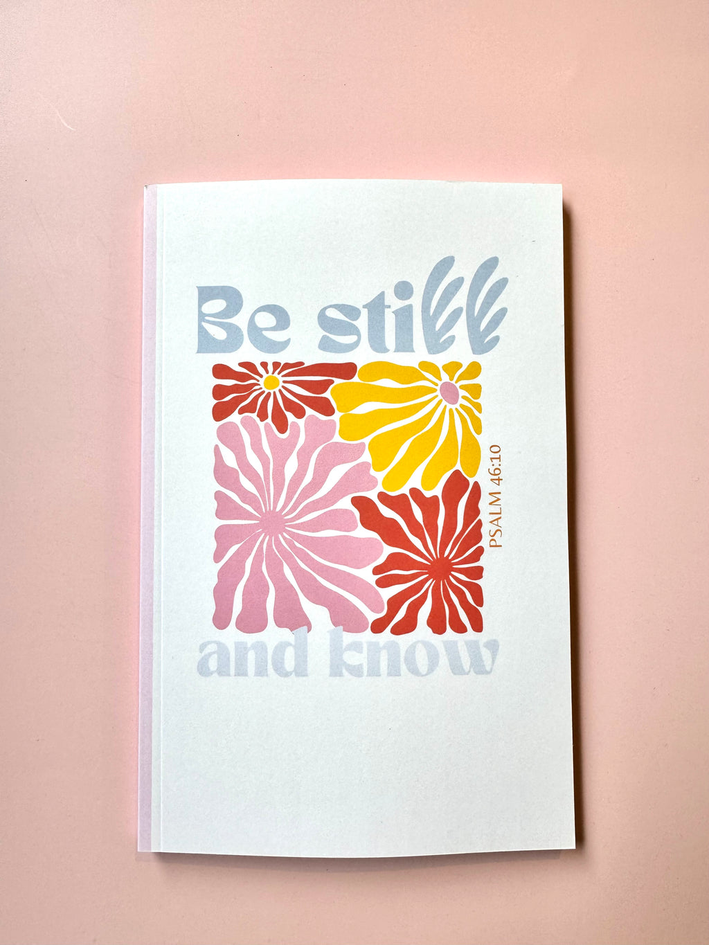 Be Still and Know – Psalm 46:10  Christian Notebook & Sticker Set | Faith-Based Stationery for Quiet Moments