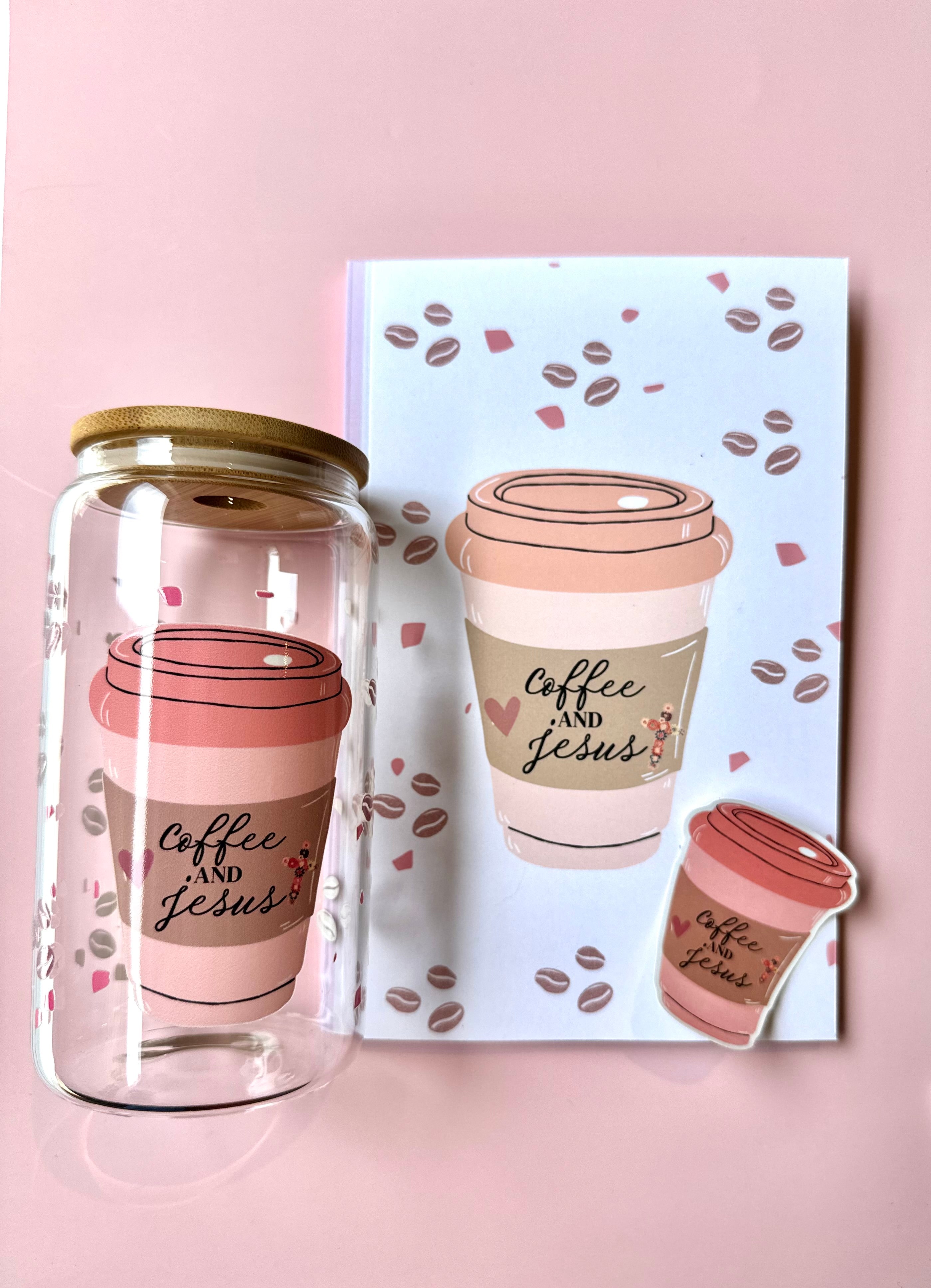 Coffee And Jesus – Christian Notebook for Prayer, Bible Study & Daily Journaling