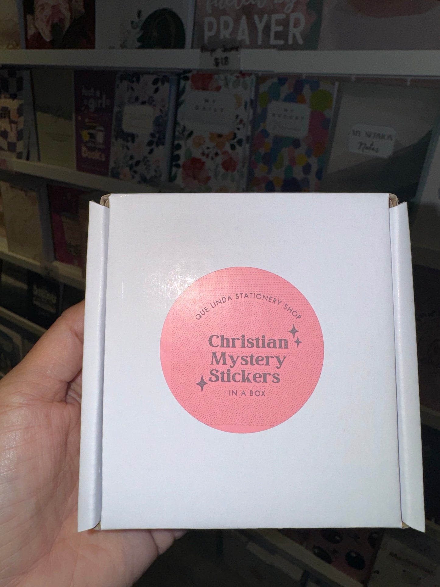 Christian/ Inspirational Mystery Stickers in a box | My original artwork