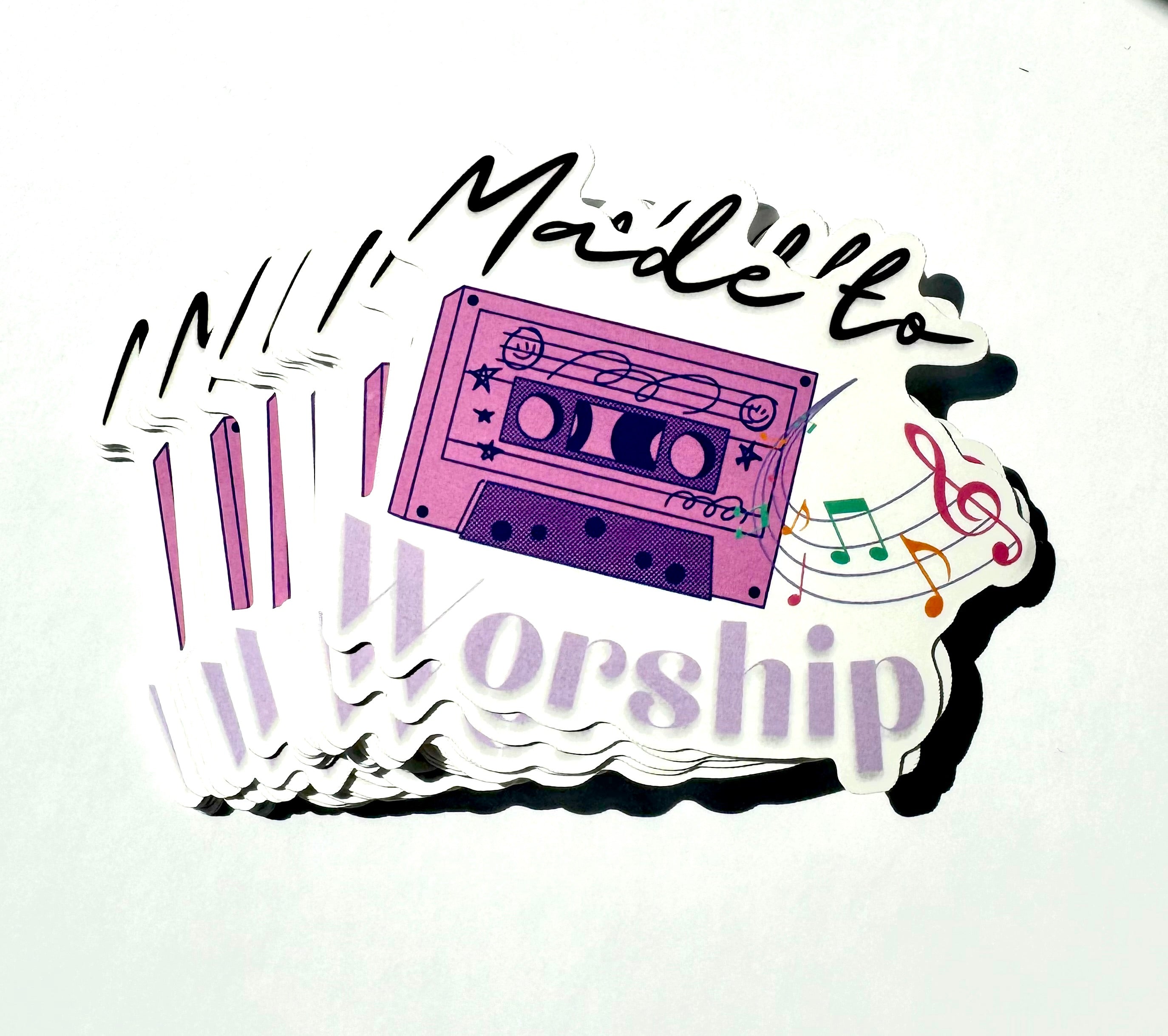 Made to Worship Christian Sticker