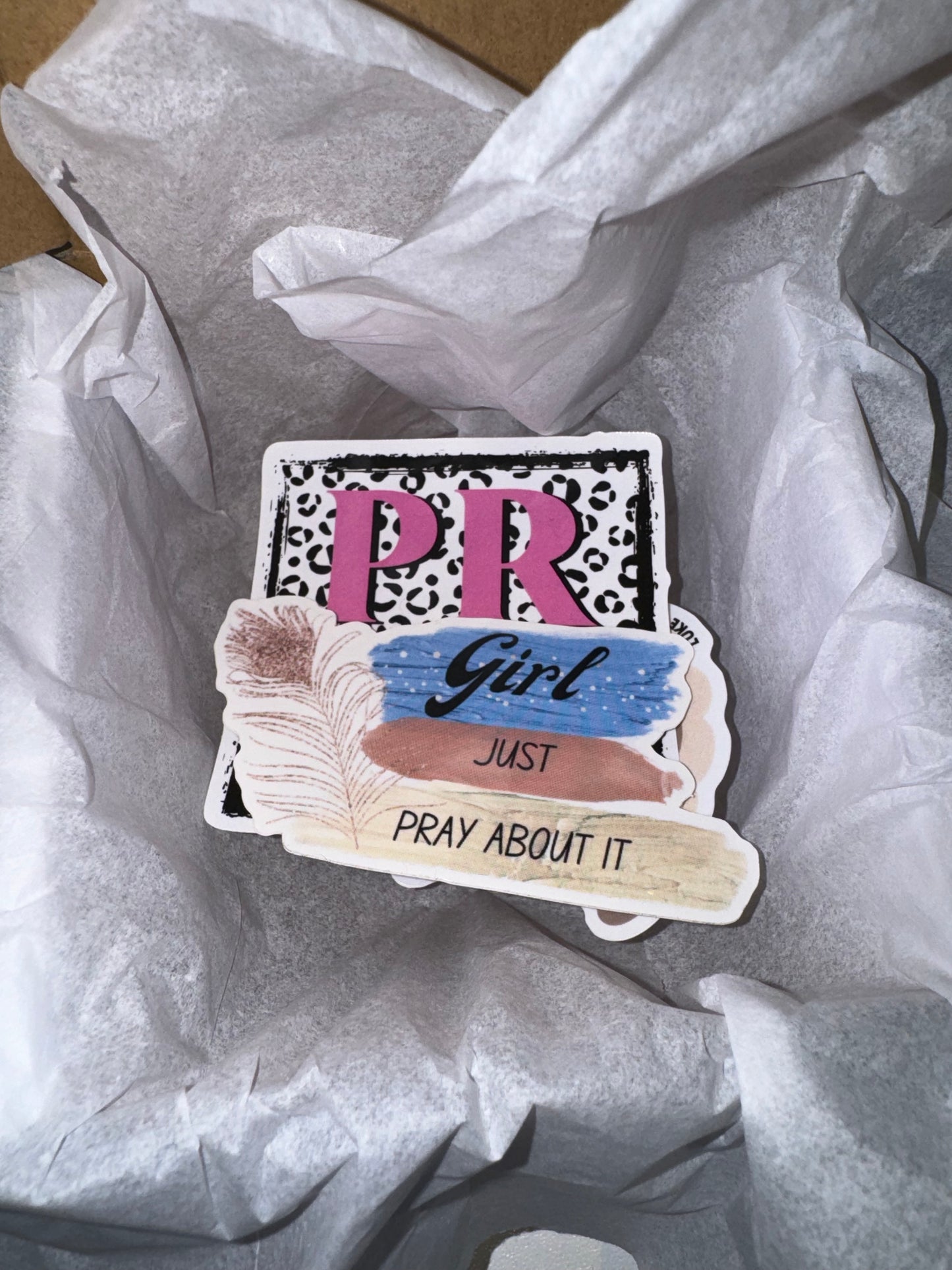 Christian/ Inspirational Mystery Stickers in a box | My original artwork