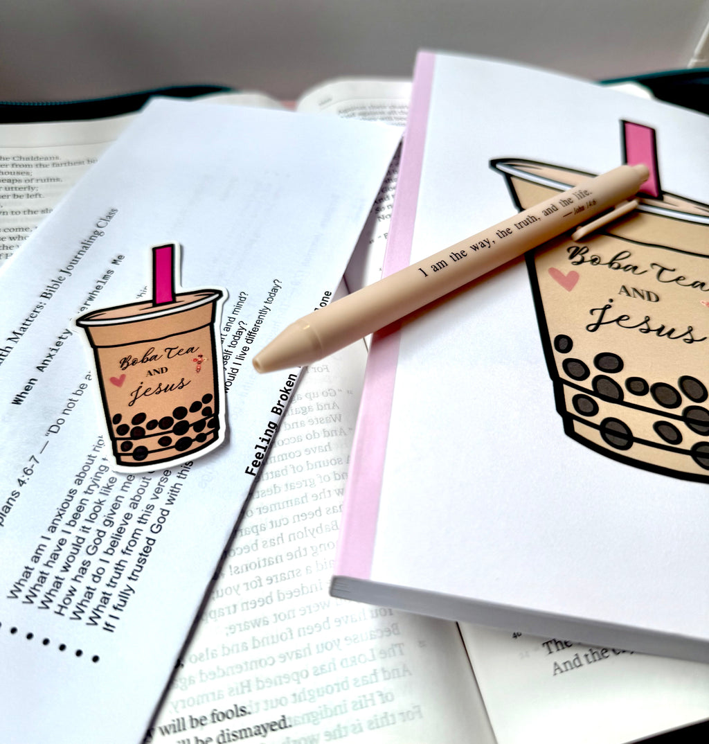 My Mental Health Matters Journaling with God Essentials Kit – Christian Notebook, Bible Verse Pen & Faith Prompts