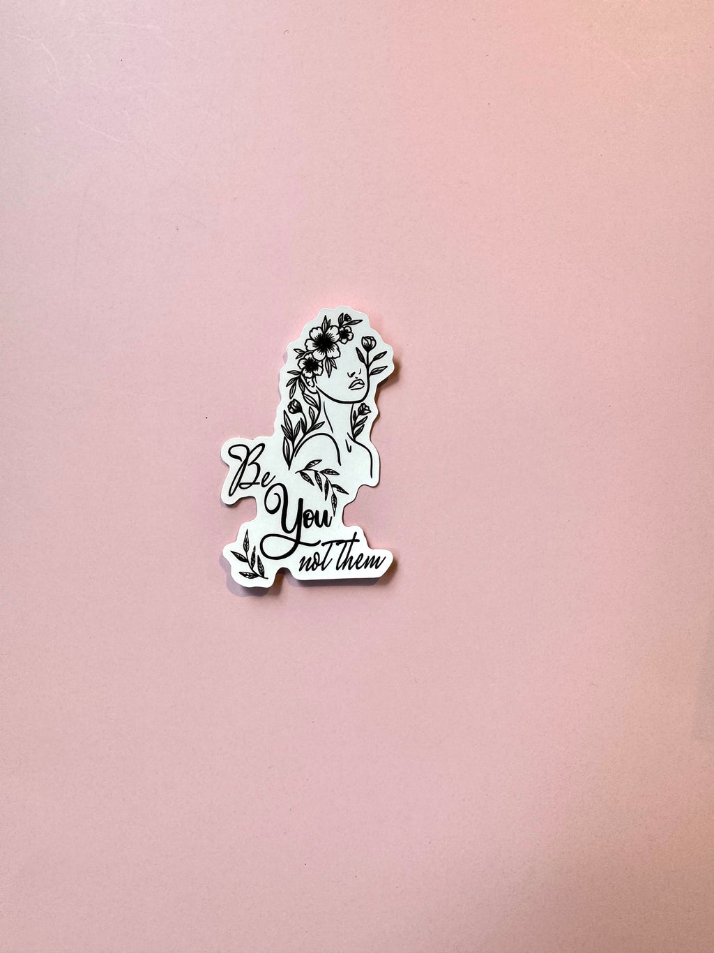 Be You Not Them– Christian Notebook & Sticker Set | Faith-Based Stationery for Quiet Moments