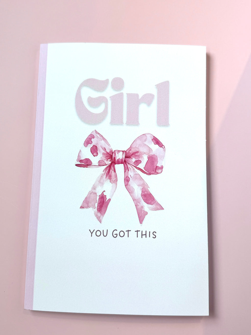 Girl, You Got This – Christian Affirmation Notebook & Sticker Set | Christian Stationery