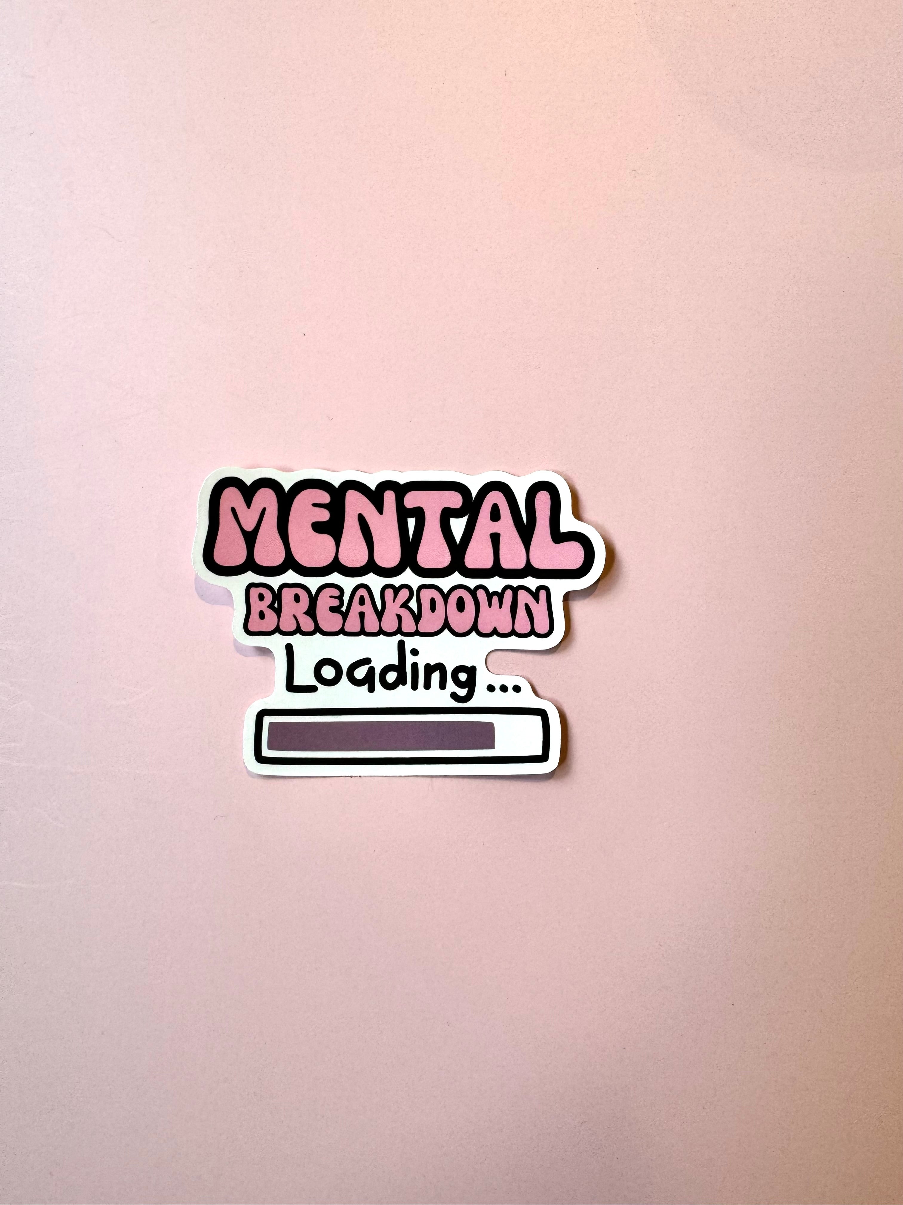 Mental Breakdown Loading
– Funny Notebook, Sticker & Mug Set | Faith-Based Stationery & Gift
