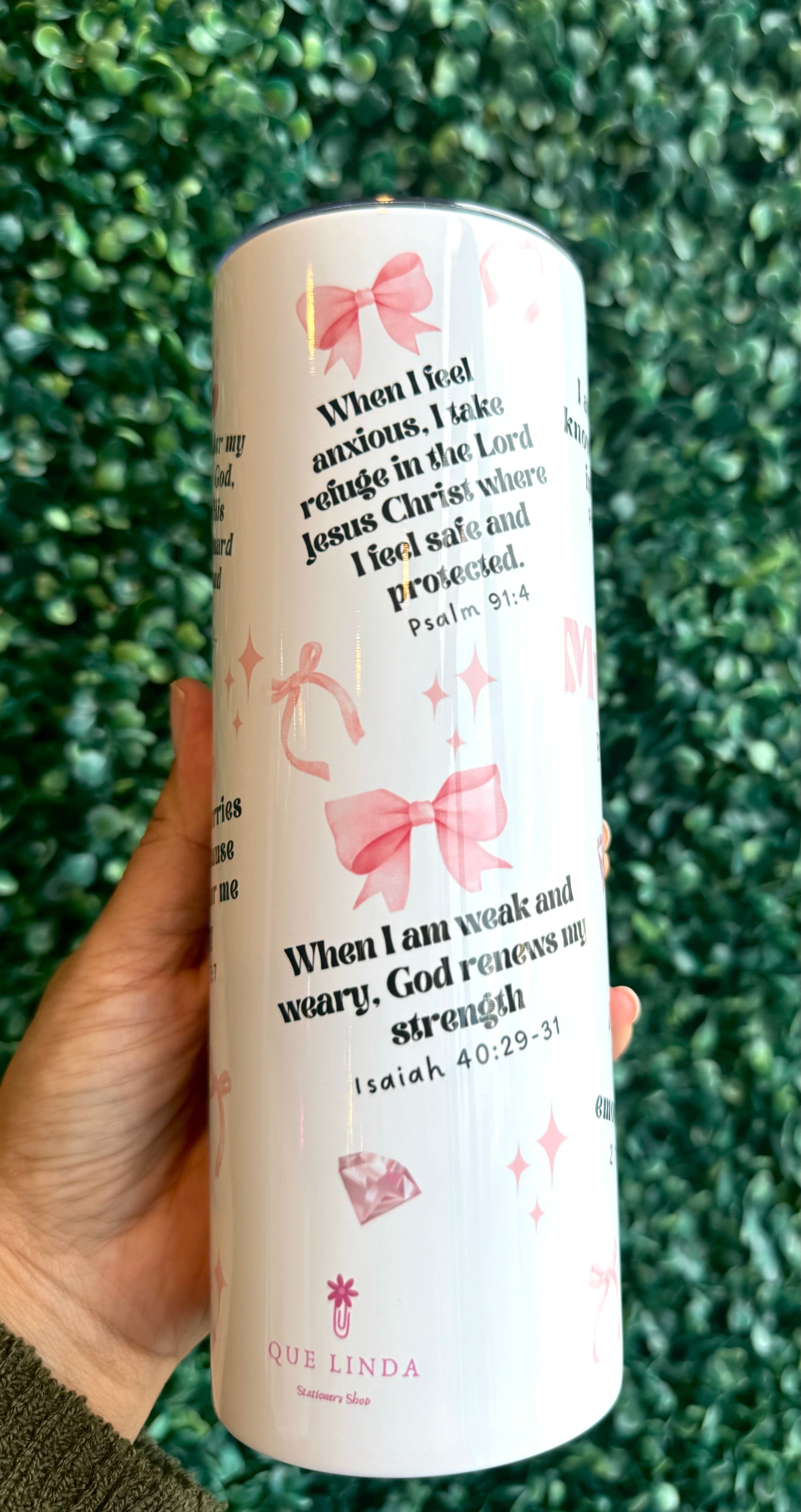 My Mental Breakdown Cup with Bible verses Tumbler