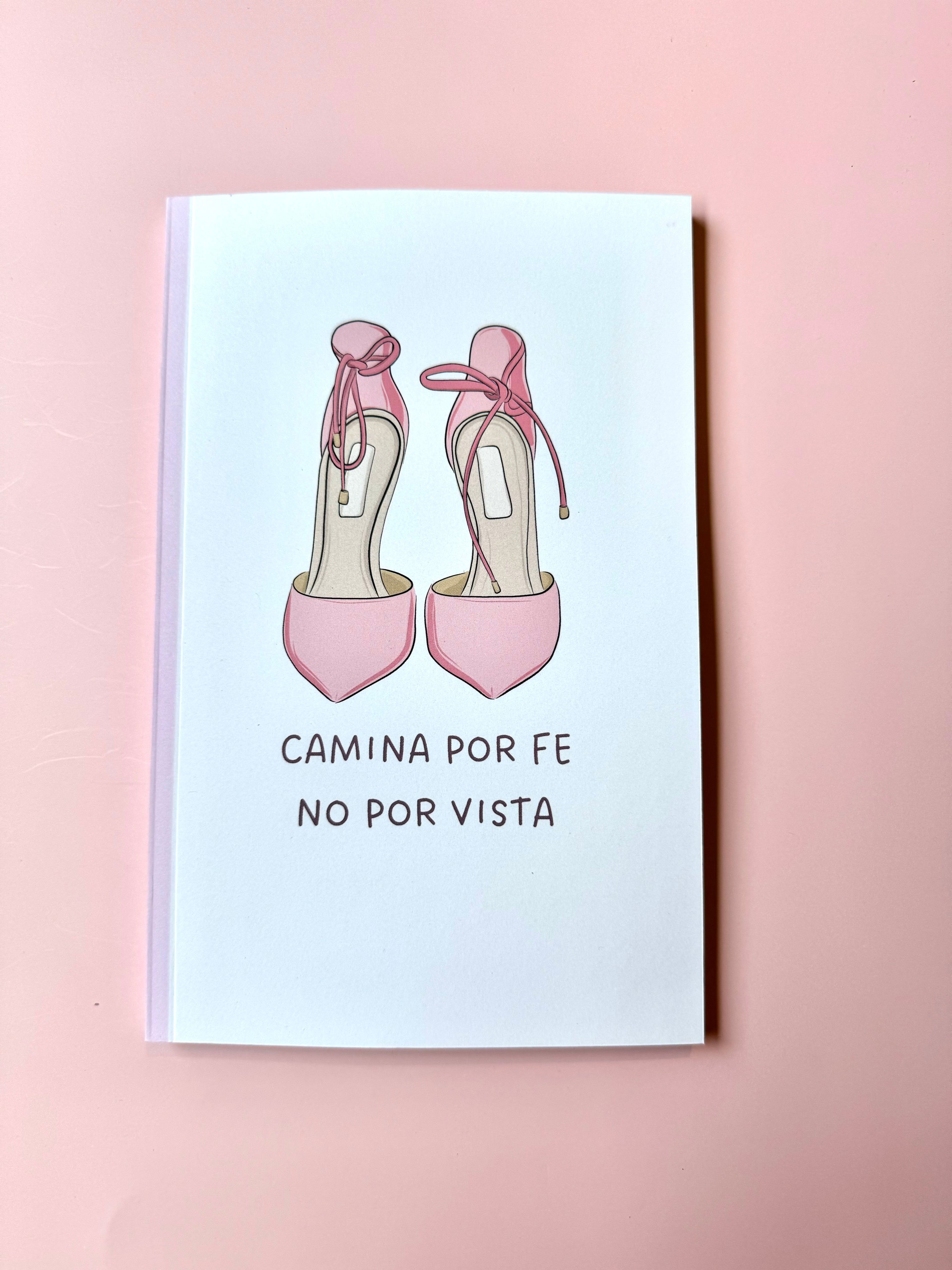 Camina por Fe, No por Vista – Cuaderno Cristiano en Español para Oración y Estudio Bíblico