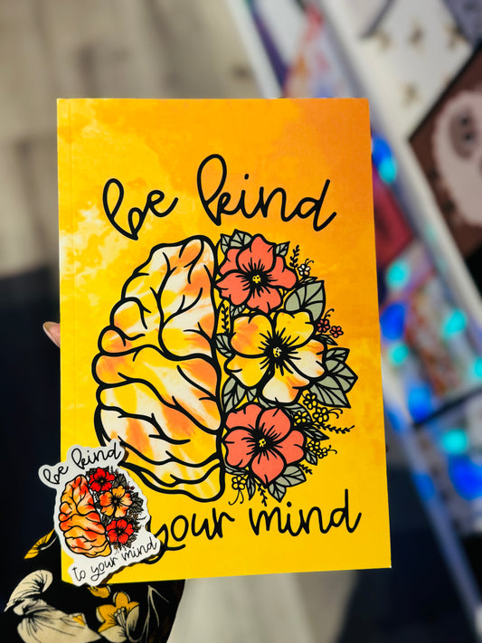 Be Kind To Your Mind Journal and Sticker Set