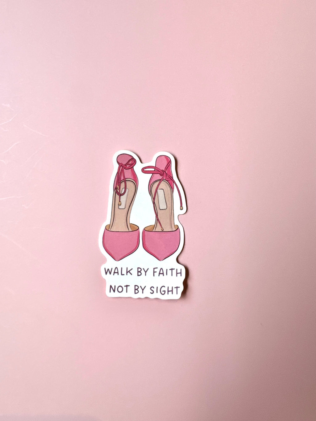 Walk by Faith, Not by Sight – Christian Notebook & Sticker Set | Christian Stationery (2 Corinthians 5:7)
