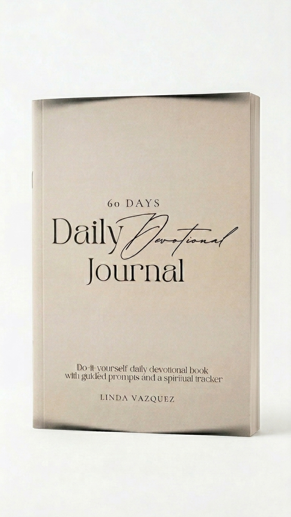 Daily Devotional Journal with text on a white background