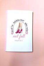 God Is Within Her – Psalm 46:5 Christian Notebook & Sticker Set | Christian Stationery