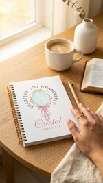 Fearfully and Wonderfully Created ( Psalm 139:14) Bible Verse Spiral Notebook