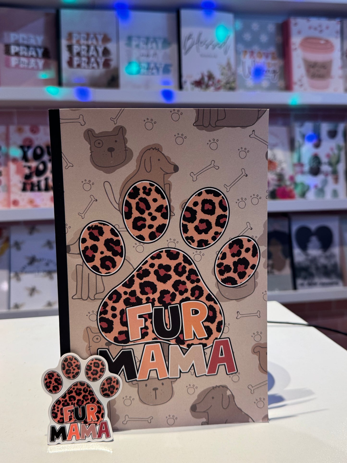 Fur Mama Journal and Sticker Set