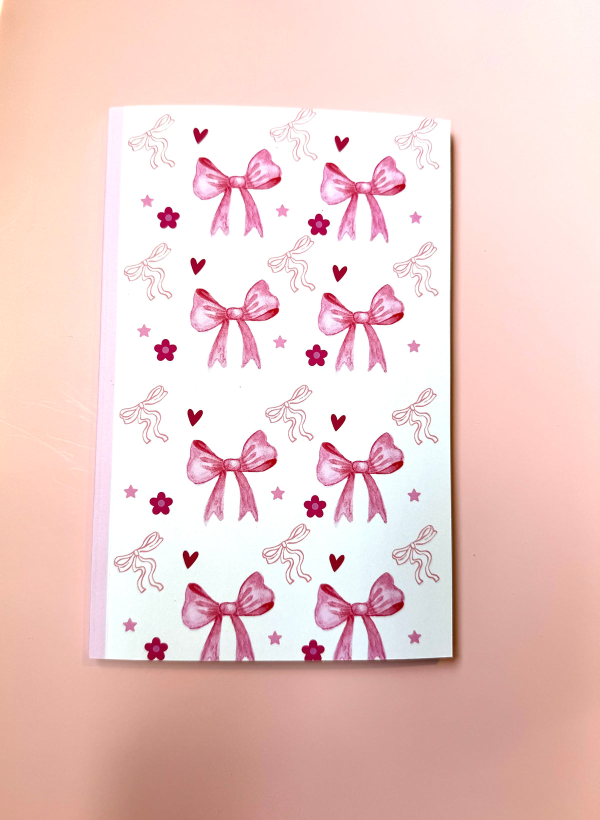 Pink Bows & Quiet Time – Christian Notebook
