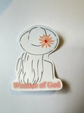 Woman of God Christian Sticker