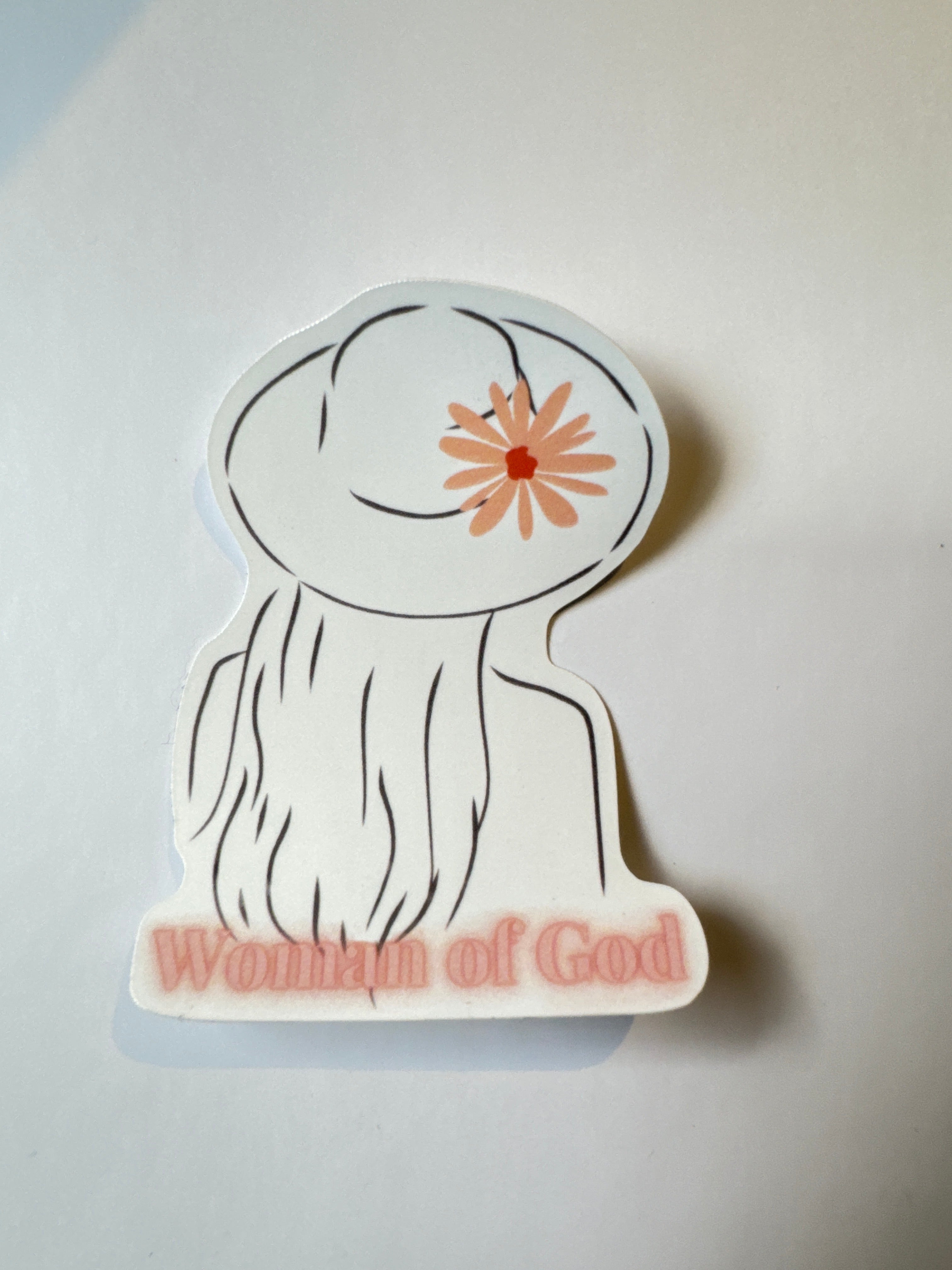 Woman of God Christian Sticker