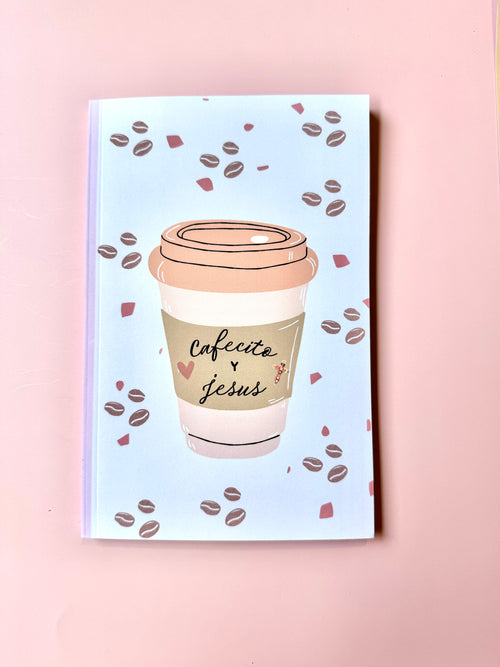 Cafecito y Jesús – Christian Notebook for Prayer, Bible Study & Daily Journaling