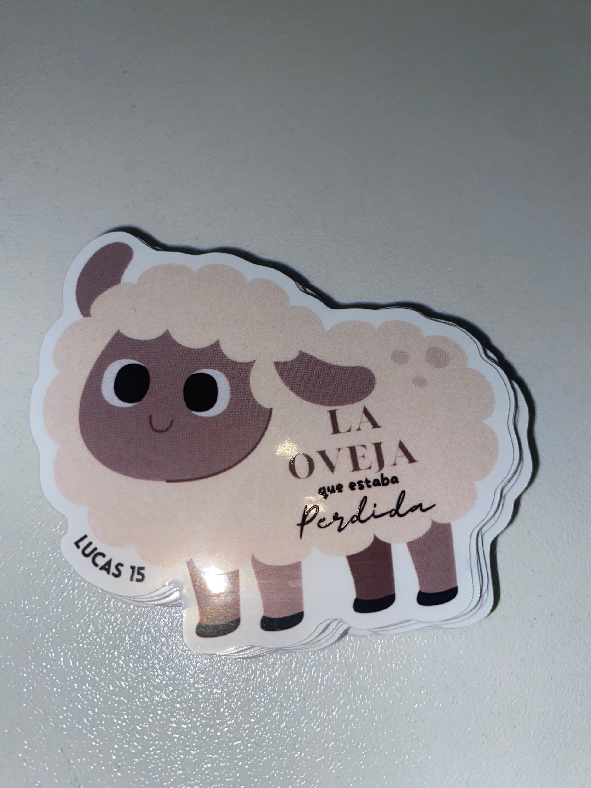 La Oveja Que Estaba Perdida ( Lucas 15) Vinyl Sticker