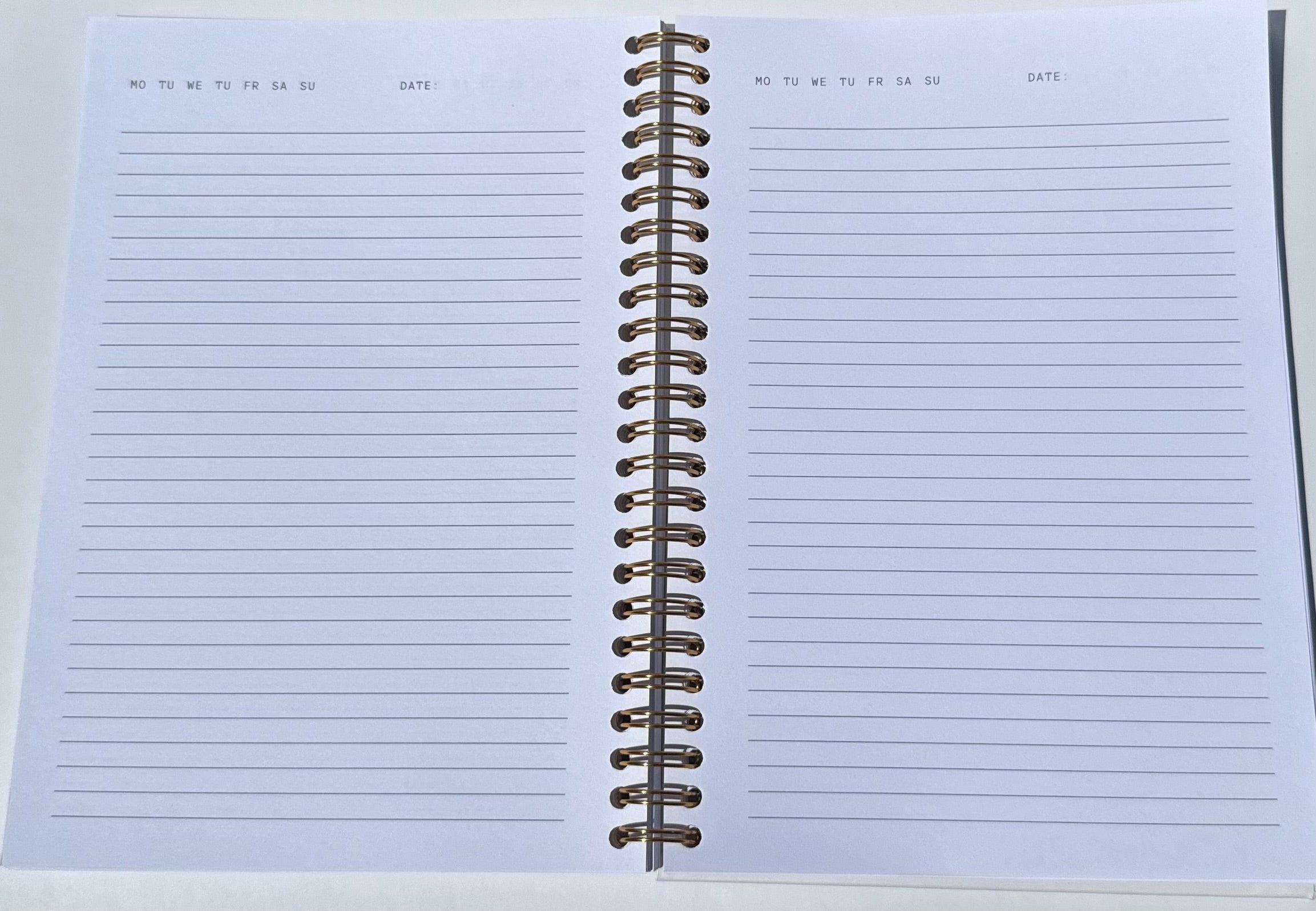 Camina por Fe no por Vista Spiral Notebook