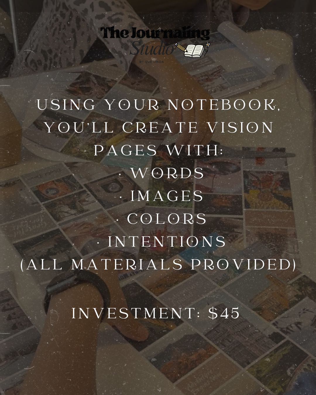 Vision Journaling Experience  | Sat Jan 17th 11am-5Pm | Nona Adventure Park ( Orlando)