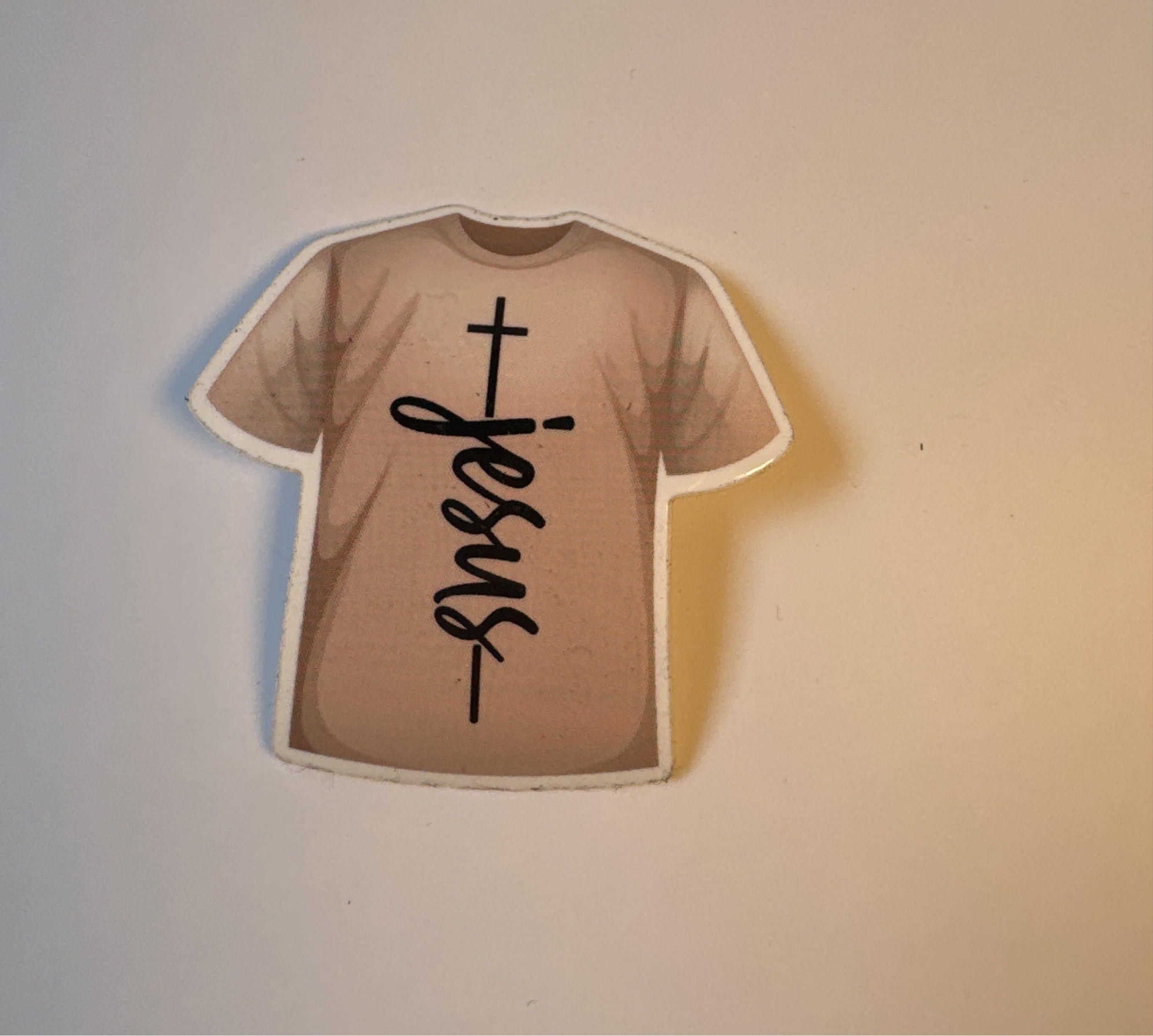 Jesus T-Shirt Christian Sticker
