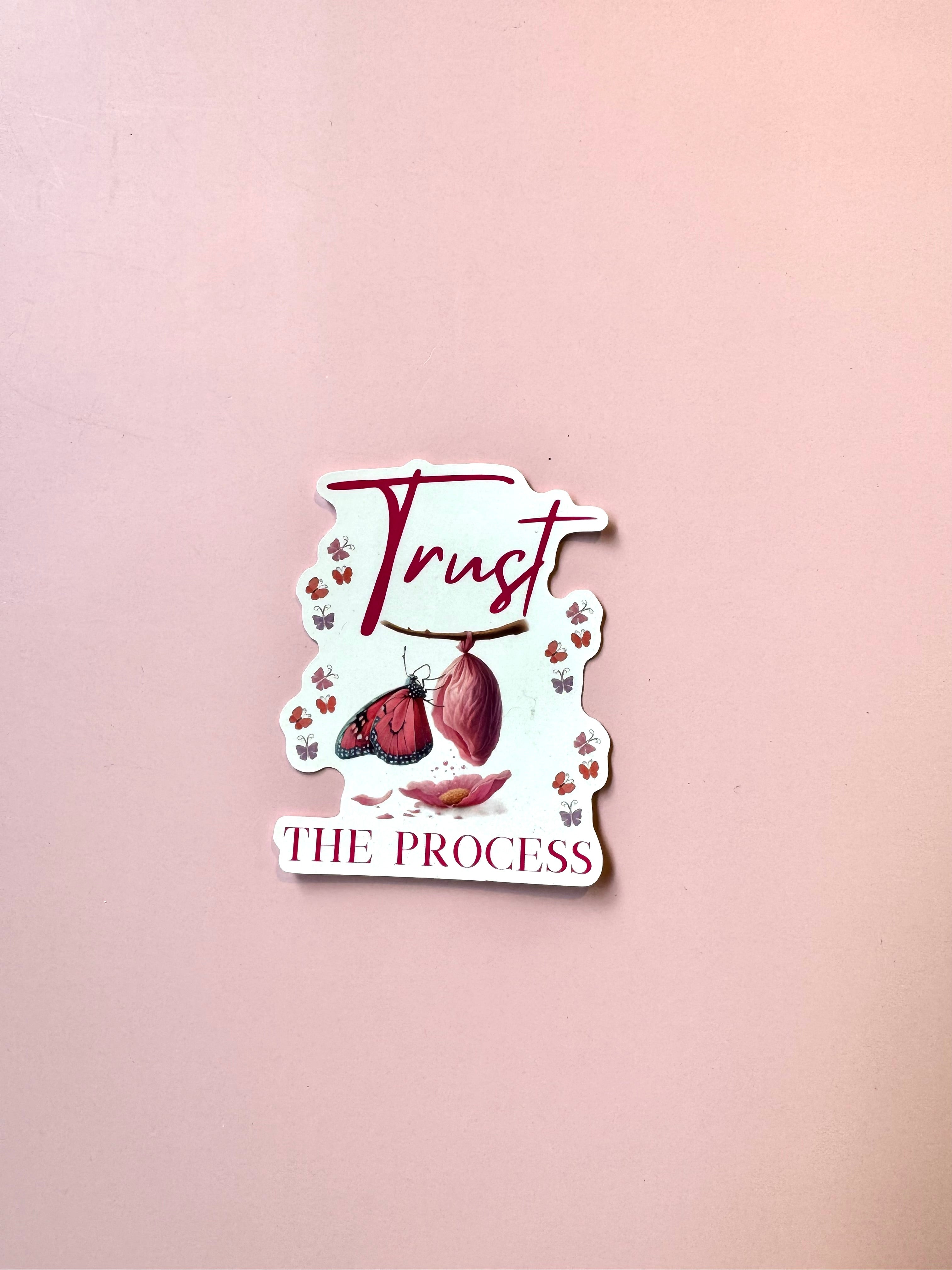 Trust the Process -Christian Notebook & Sticker Set | Faith-Based Stationery for Journaling With God