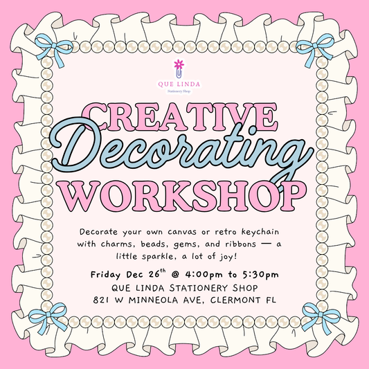The Creative Decorating Workshop – Canvas or Retro Keychain (Dec 26 | 4–5:30 PM