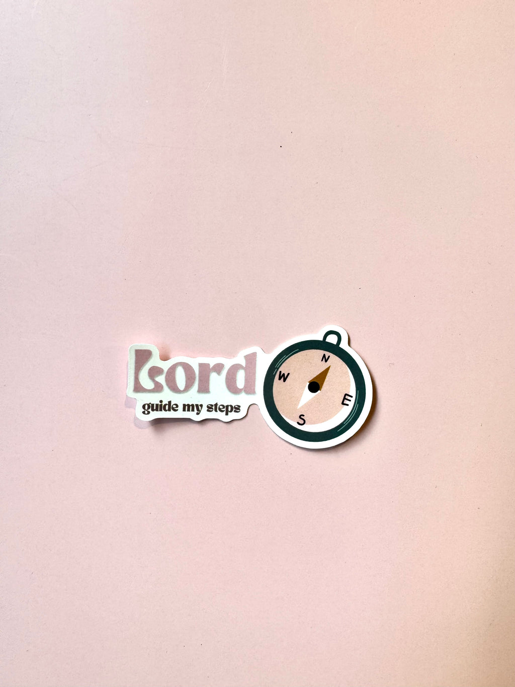 Lord, Guide My Steps Christian Notebook & Sticker Set | Faith-Based Stationery for Quiet Moments