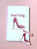 Don’t Trip Over What’s Behind You – Christian Affirmation Notebook
