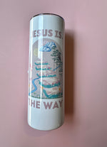 Jesus Is the Way – Christian Notebook & Sticker Set | Christian Stationery