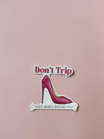 Don’t Trip Over What’s Behind You – Christian Affirmation Notebook